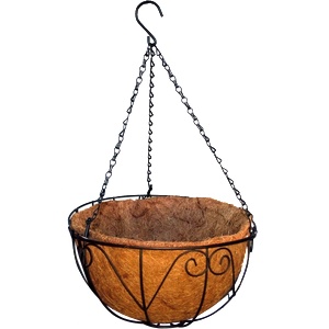 HORECANO Кокосова саксия кошница кръг Ø35xh17cm (CGF10216-14) L (019777)