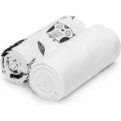 T-TOMI TETRA Cloth Towels EXCLUSIVE COLLECTION хавлия Owls 90x100 cm 2 бр