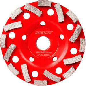 Raider Диск диамантен за шлайфане 125x22.2mm LR (209944)