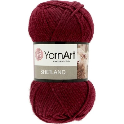 YarnArt Shetland 523 bordová