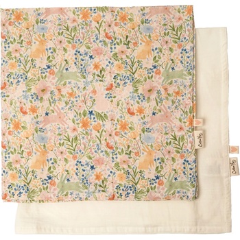 Cotton Hug Комплект бебешки пелени Cotton Hug - Зайче, 70 x 70 cm, 2 броя (CH089)