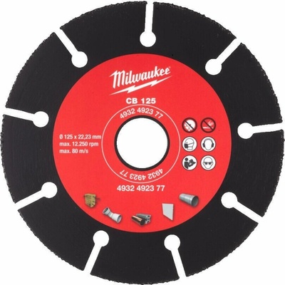 Milwaukee Karbidový rezný kotúč 125 x 22,2 mm 4932492377