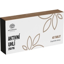 Aporosa Aktivní uhlí 250 mg 40 tablet