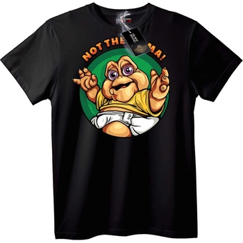 NOONEBRAND Тениска Не съм мама! - 7XL, Black