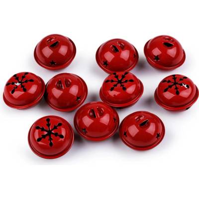 Stoklasa Kovové rolničky Ø35 mm, 40 mm Balení: 10 ks, Varianta: 4 (Ø40 mm) červená 4 (Ø40 mm) červená