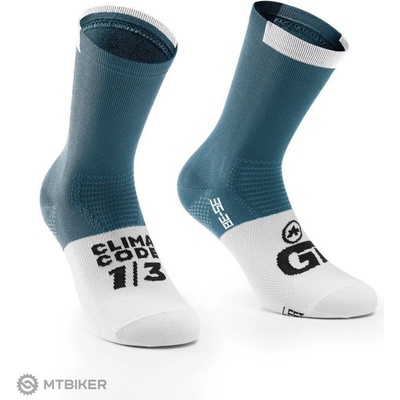 Assos GT C2 ponožky pruxian blue