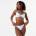 Jack Wills Women's JW Underwired Tie Front Balconette Bikini - Blue Ditsy