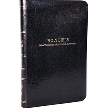 Kjv, Pocket New Testament with Psalms and Proverbs, Black Leatherflex, Red Letter, Comfort Print Thomas NelsonImitation Leather