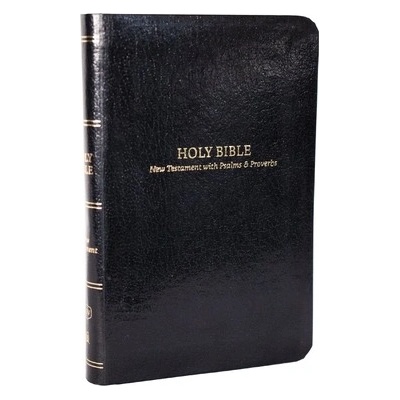 Kjv, Pocket New Testament with Psalms and Proverbs, Black Leatherflex, Red Letter, Comfort Print Thomas NelsonImitation Leather