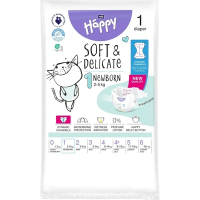 Bella Baby Happy Soft&Delicate Newborn 1 1 ks