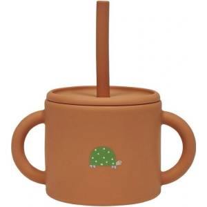OYOY Mini Кафява силиконова детска чаша Enkei - OYOY Mini (M107664)