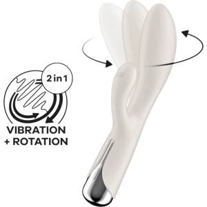 Satisfyer Spinning Rabbit 1 - въртящ се клитор стимулатор вибратор - бежов