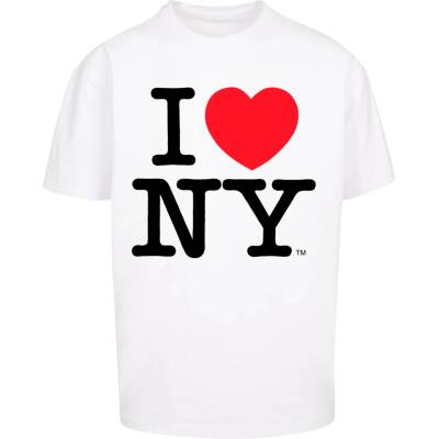 MERCHCODE Тениска I Love NY Oversize Tee white XXLUB-MC933-00220 - , размер XS