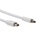 ACT AK3960 Кабел Mini DisplayPort от мъжки към мъжки 1, 5 м, бял (AK3960)
