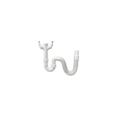 HAAS sifon s flexibilním připojením, pro výpusť 40/50 mm ( 31236 )