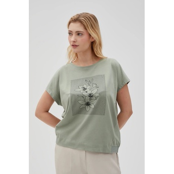 Moodo Дамска маслинено зелена тениска Moodo Moodo | Zelen | ЖЕНИ | XS