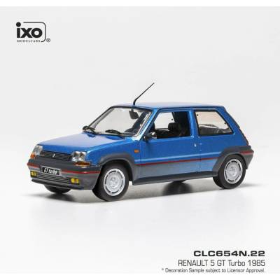 IXO Renault 5 GT Turbo (1985) Modrá 1:43