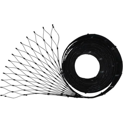 Nerezová lanková síť s okem 60x104mm, lanko ø2mm, 0,8mx10m, AISI 316 černá