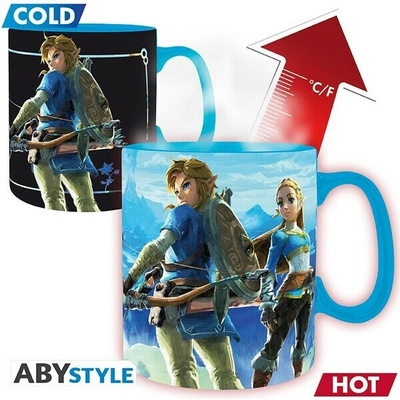Corp Hrnček Abysse . Legend of Zelda Breath of the Wild meniaci sa motív 460 ml