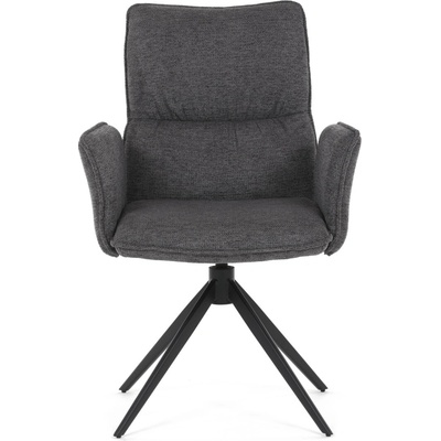 Autronic DCH-D1328 GREY2 šedá látka černý kov