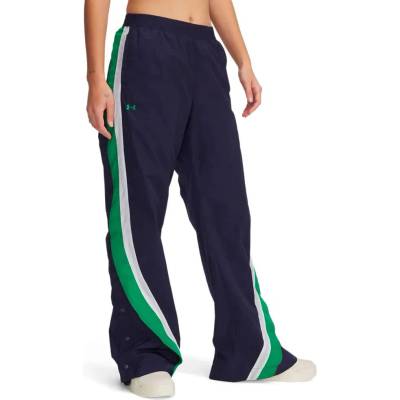 Under armour Панталони Under armour Icon Crinkle Tear-Away pants - Blue (Midnight Navy / Team Kelly Green / Team Kelly Green)