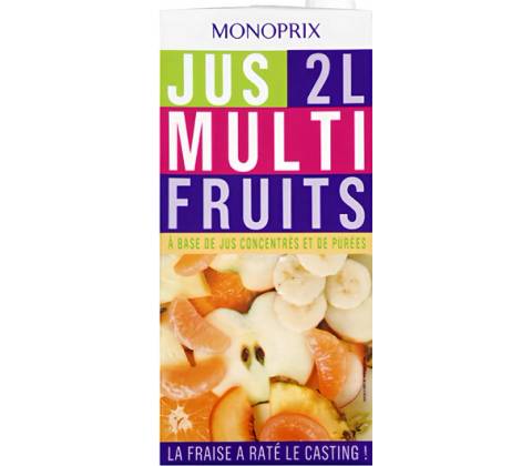 Monoprix Multifruit šťáva 2 l