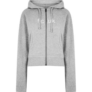 FCUK Суичър FCUK Women's Zip Hoodie - Grey