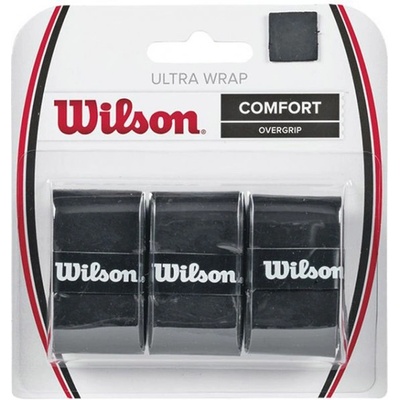 Wilson Покривен грип Wilson Ultra Wrap 3P - black