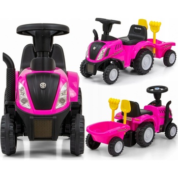Milly Mally traktor Holland růžové