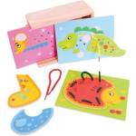Bigjigs Toys -Дървена игра с връзки