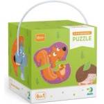 Dodot Puzzle 2-3-4 Lesne animals