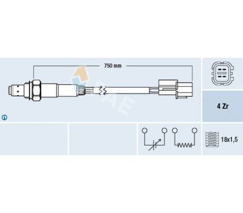 Lambda sonda FAE 77291