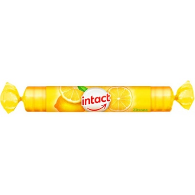 INTACT rolka hroznový cukor s vitamínom C príchuť citrón 40 g