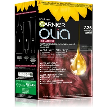 Garnier Olia Big Kit перманентната боя за коса цвят 7.25 Vinyl blush