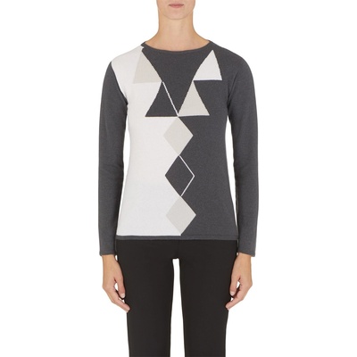 Giorgio Armani Блуза EMPORIO ARMANI Women's Crew Sweatshirt - Fantasia Tuono