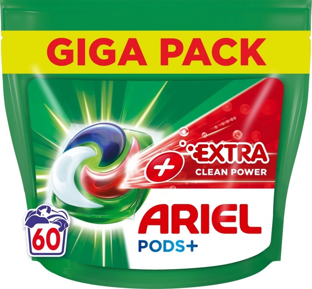 Ariel +Extra clean kapsule 60 PD