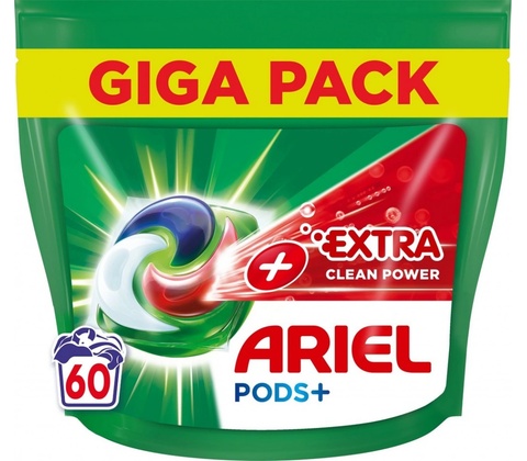 Ariel +Extra clean kapsule 60 PD