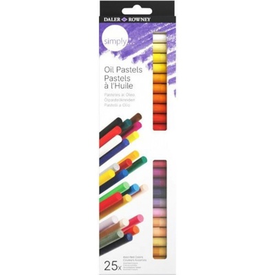 Daler Rowney Simply Oil Pastel sada olejových pastelů 25 ks