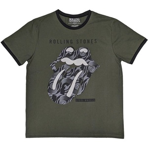 The Rolling Stones Black & White Tongue (Ringer) Khaki Green L Риза (RSRG256MK03)