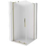 Mexen Velar L плъзгаща се душ кабина 120 x 120 cm, матирана, златна - 871-120-120-33-50 (871-120-120-33-50)