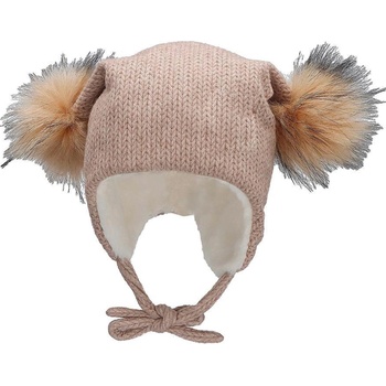 Image 1 of Sterntaler Детска зимна шапка с помпони Sterntaler - 51 cm, 18-24 м, розова (4412241-935)