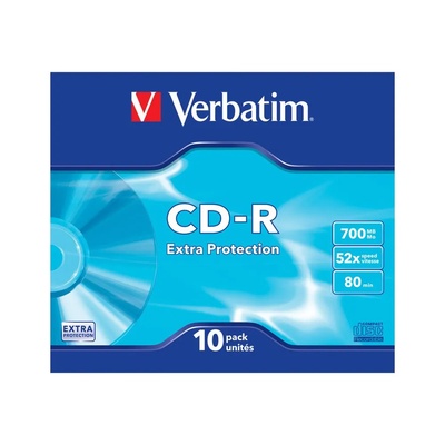 Verbatim CD-R Extra Protection 700 MB 10 броя (43415)