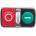 Schneider Electric Double button drive green/red /O-I/ with self-back backlight ZB4BW7L3741