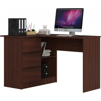 AK Furniture B16 124 cm wenge ľavý