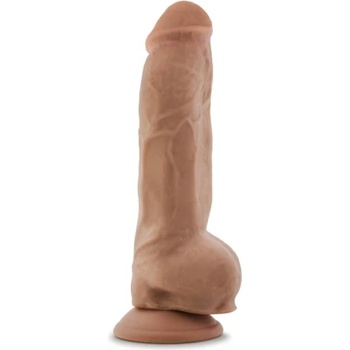 Blush Novelties Двуслойно дилдо от кибер кожа Au Naturel Big Boy мока