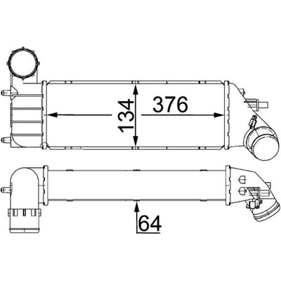 Chladič turba MAHLE CI 23 000S (CI23000S)