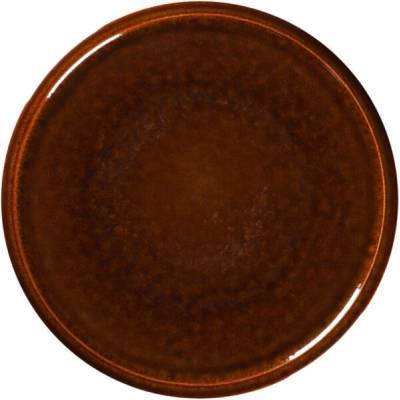Secret de Gourmet KÁMEN Plochý talíř 24 cm jantarový