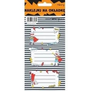 Henry London Notebook stickers - Superhero (12pcs)