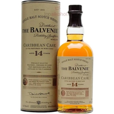 Balvenie Carribean Cask 14y 43% 0,7 l (holá láhev)