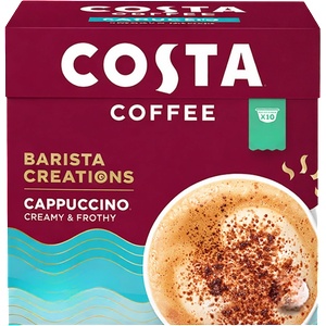 Costa Кафе капсули Costa Capupuccino съвместими с Dolce Gusto, 10 капсули